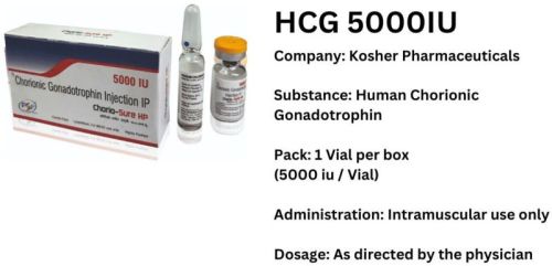 5000iu Human Chorionic Gonadotropin Injection, CAS No. : 9002-61-3