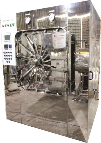 Arti Surgical Polished Stainless Steel Hphv Rectangular Autoclave, Color : Shiny Silver For Industrial Use