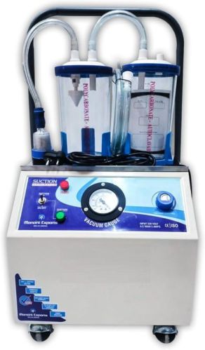 Arti Surgical Stainless Steel Electric Suction Machine, Capacity : 2 Litres