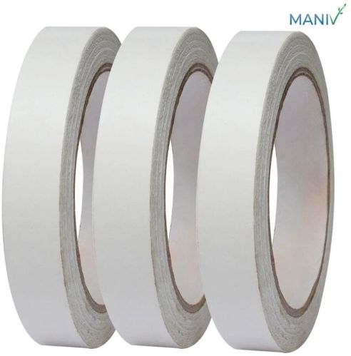 Maniv Double Side Tissue Tape, Color : White