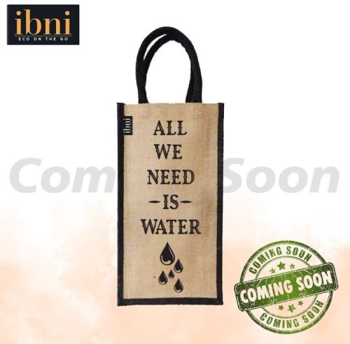 Jute Water Bottle Bags, Brand Name : Ibni 13x4.5x6