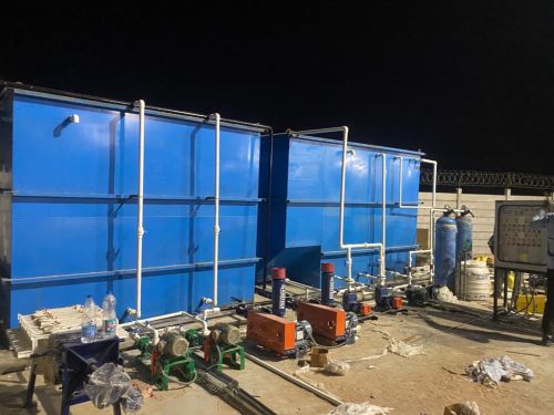 Electric Automatic Mbbr Sewage Treatment Plant, Color : Silver For Industrial