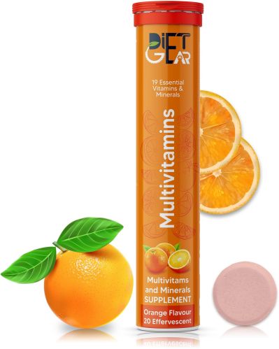 Multivitamin & Minerals Effervescent (20 Tablets) (orange Flavour)