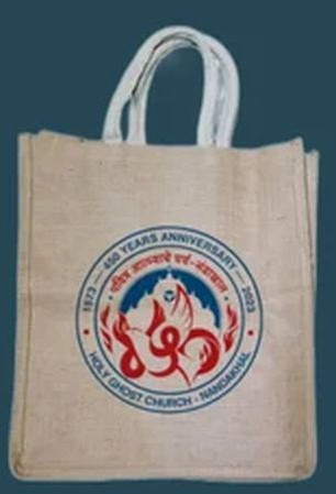 Printed Custom Jute Bag, Color : Multicolor, Closure Type : Open