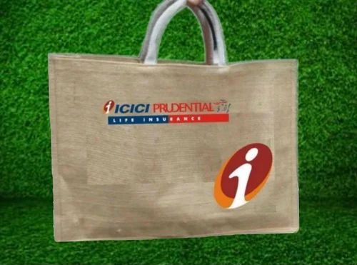 Printed Jute Carry Bag, Color : Multicolor, Closure Type : Open