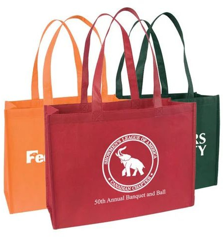 Non Woven Shopping Bag With Gusset, Handle Type : Loop Handle