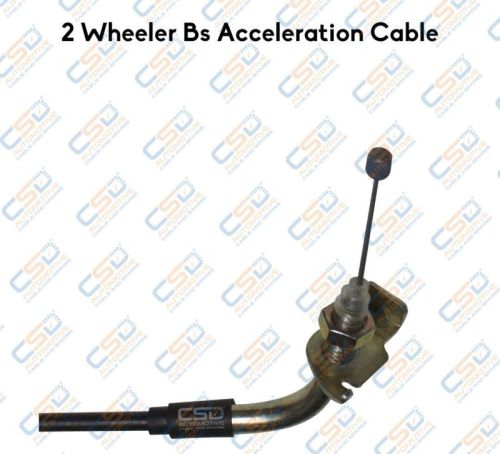 Two Wheeler Bs Accelerator Cable, Conductor Material : Metal, Insulation Material : PVC