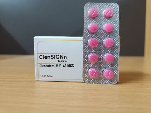 Clensign 40mg, Color : Pink, Form : Tablet