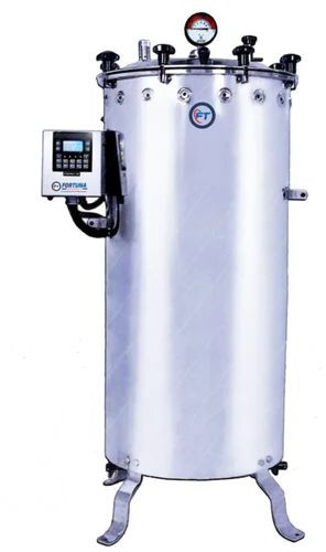 Polished Stainless Steel Fully Automatic Vertical Autoclave