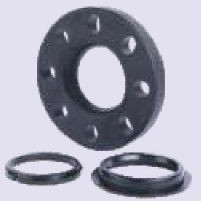 Reinforced Nylon Grooved End Flange Adapter, Color : Black