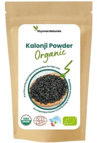 Shymaa Organic Kalonji Powder, Packaging Size : 25kg, Packaging Type : Bag