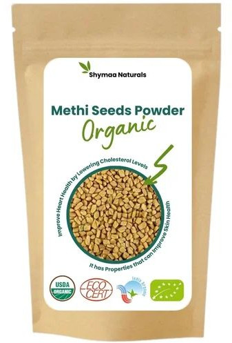 Blended Organic Methi Seeds Powder, Packaging Type : Plastic Packet For Cosmetics