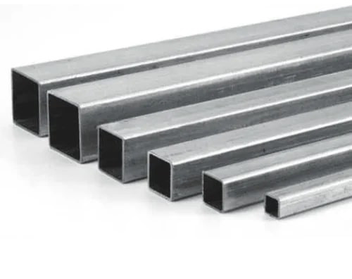 Polished Stainless Steel Square Tubes, Color : Grey, Length : 6 Meter