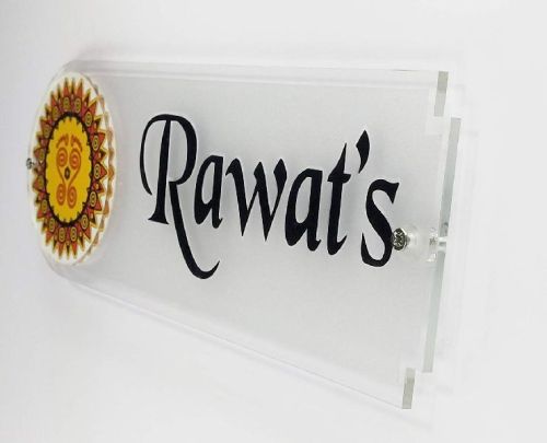 Acrylic Name Plates, Shape : Rectangular for Writing