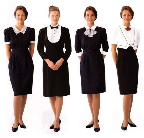 Cotton Ladies Hotel Uniform