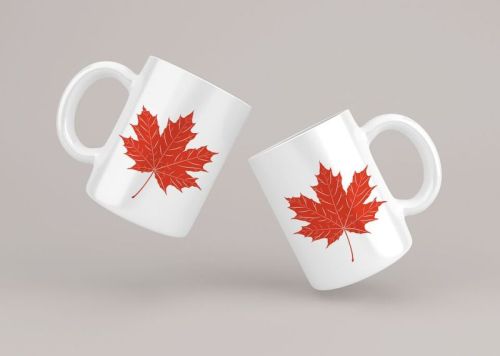 Printed Ceramic Cofee Mug, Color : White