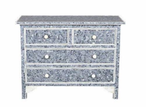 Rectangular Mosiac Design 4 Drawer Chest