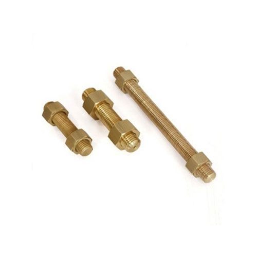 Round Shape NES 833 Aluminium Bronze Fasteners, For Fittings, Industry, Color : Metallic