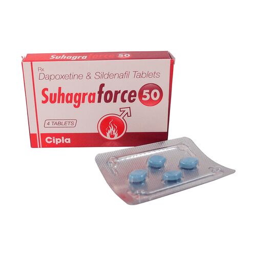 Suhagra Force 50mg Tablets, For Erectile Dysfunction, Medicine Type : Allopathic
