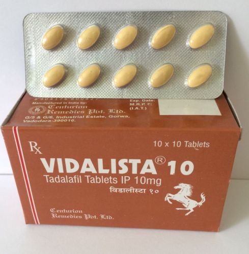 Vidalista 10mg Tablets, For Erectile Dysfunction, Medicine Type : Allopathic