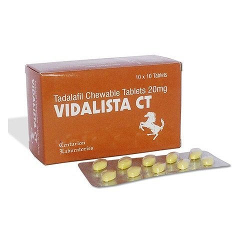 Vidalista CT 20mg Tablets, For Erectile Dysfunction, Packaging Size : 10x10