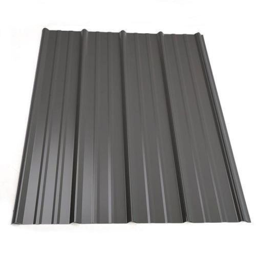 Rectangular Black Color Coated Roofing Sheet, Size : Mutlisize