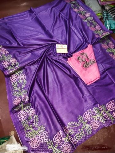 Bhagalpuri Tussar Silk Saree, Occasion : Party Wear