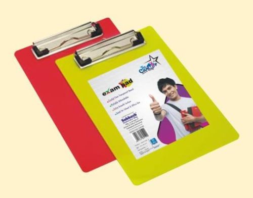 Multicolor The Champ Plain PVC Exam Board, For School