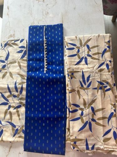Cotton Ladies Fancy Printed Suit Fabric Casual Wear, Party Wear