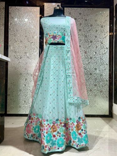 Georgette Ladies Modern Lehenga Choli, Feature : Eco Friendly