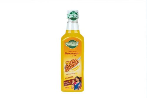 500ml Cold Pressed Groundnut Oil, Packaging Type : Plastic Bottle