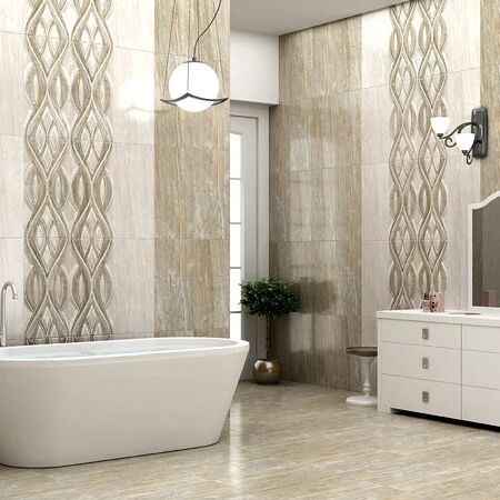 Multicolor Ceramic Bathroom Tile, Tile Type : Digital