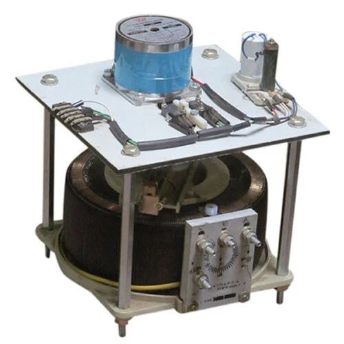 Silver Mild Steel Motorized Air Cooled Variac