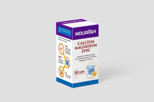 White Calcium, Magnesium, Zinc Capsule, Certification : FSSAI Certified
