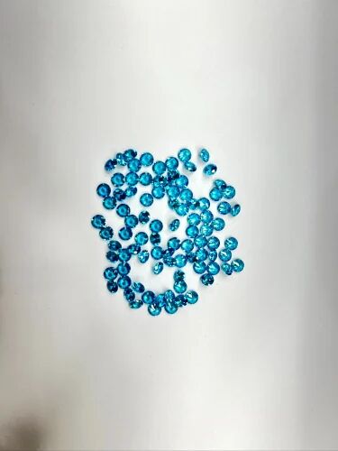 Aqua BT Round Cubic Zirconia