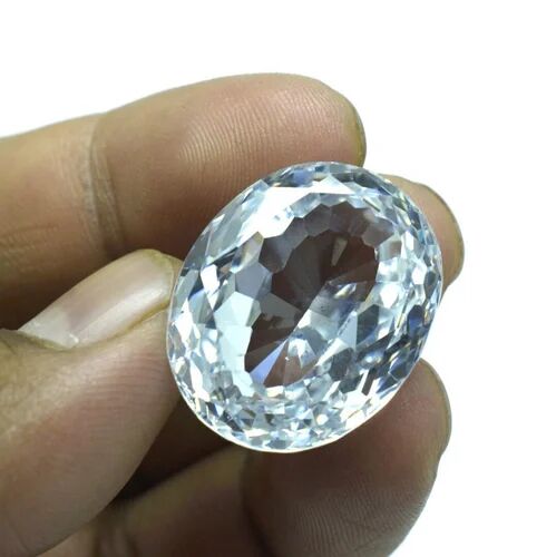 Polished White 3a Zircon Stone, For Jewellery Purpose, Size : 0.5mm