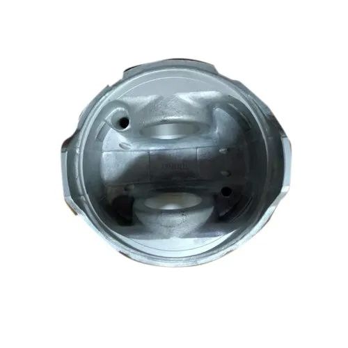 Silver Round Polished Mild Steel Excavator Engine Piston