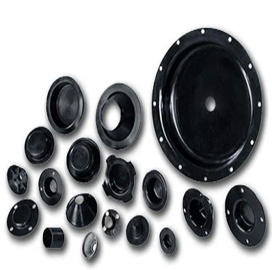 Black Industrial Rubber Diaphragm, Shape : Round