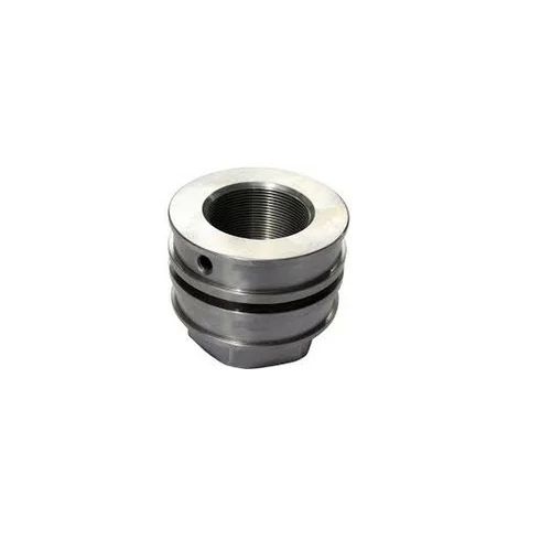 Silver Round Polished Mild Steel JCB Piston