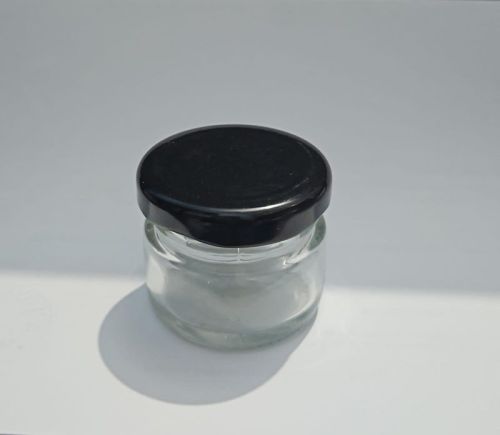 Glass 31 Ml Jam Jar, Color : Transparent, Cap Material : Aluminium