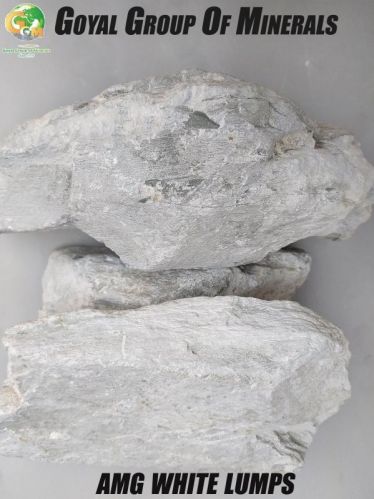 Amg White Talc Lumps, Packaging Size : Loose
