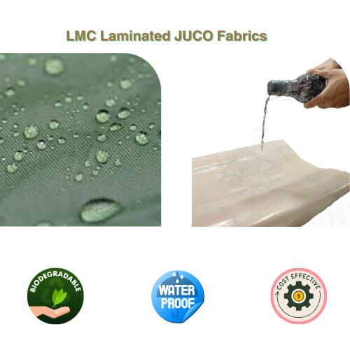 Natural Raw Lmc Laminated Juco Fabric, Width : 50 Inchs To 72 Inchs