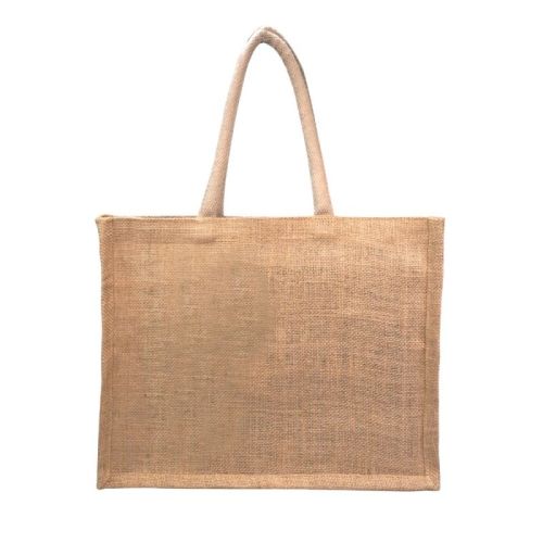 Lmc Jute Shopping Bag For Multipurpose Use With Front & Back Juco