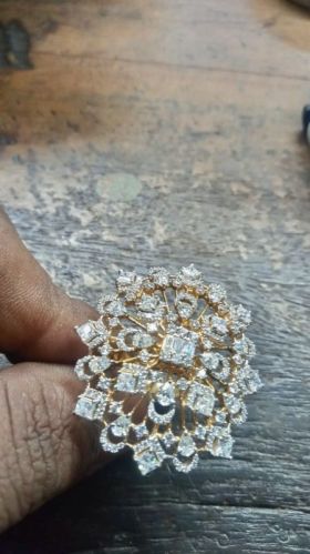 Ladies Gold Rings Party Wear