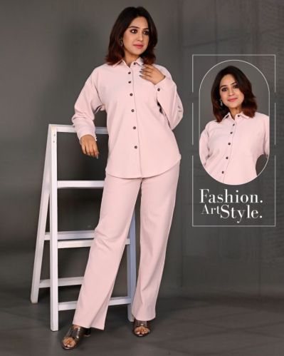 Plain Cotton Lycra Women Co-ord Set, Size : 28-40