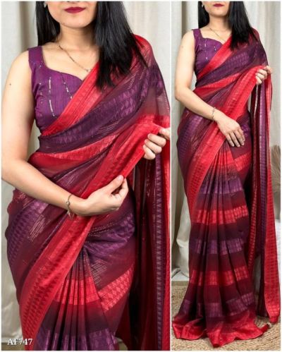 Soumya Trends Georgette Mono Banglori Saree, Occasion : Festival Wear