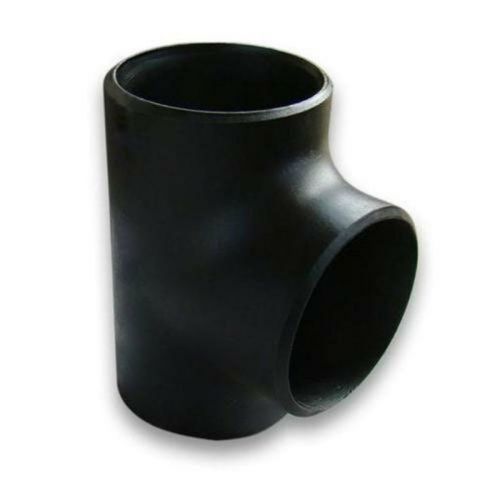 Black MFF Color Coated Carbon Steel Seamless Tee, For Pipe Fittings