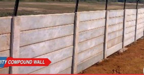 Concrete Polished Plain Security Boundary Wall, Feature : Durable, Quality Tested, Speedy Installation