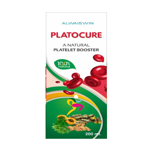 Platocure Platelet Booster Syrup, Packaging Type : Plastic Bottle