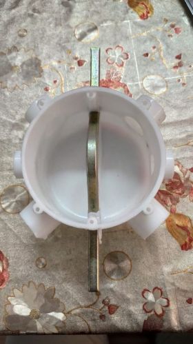 Polished Gun Metal PVC Ceiling Fan Box, For Hanging, Lifting, Size : 0-15mm, 15-30mm